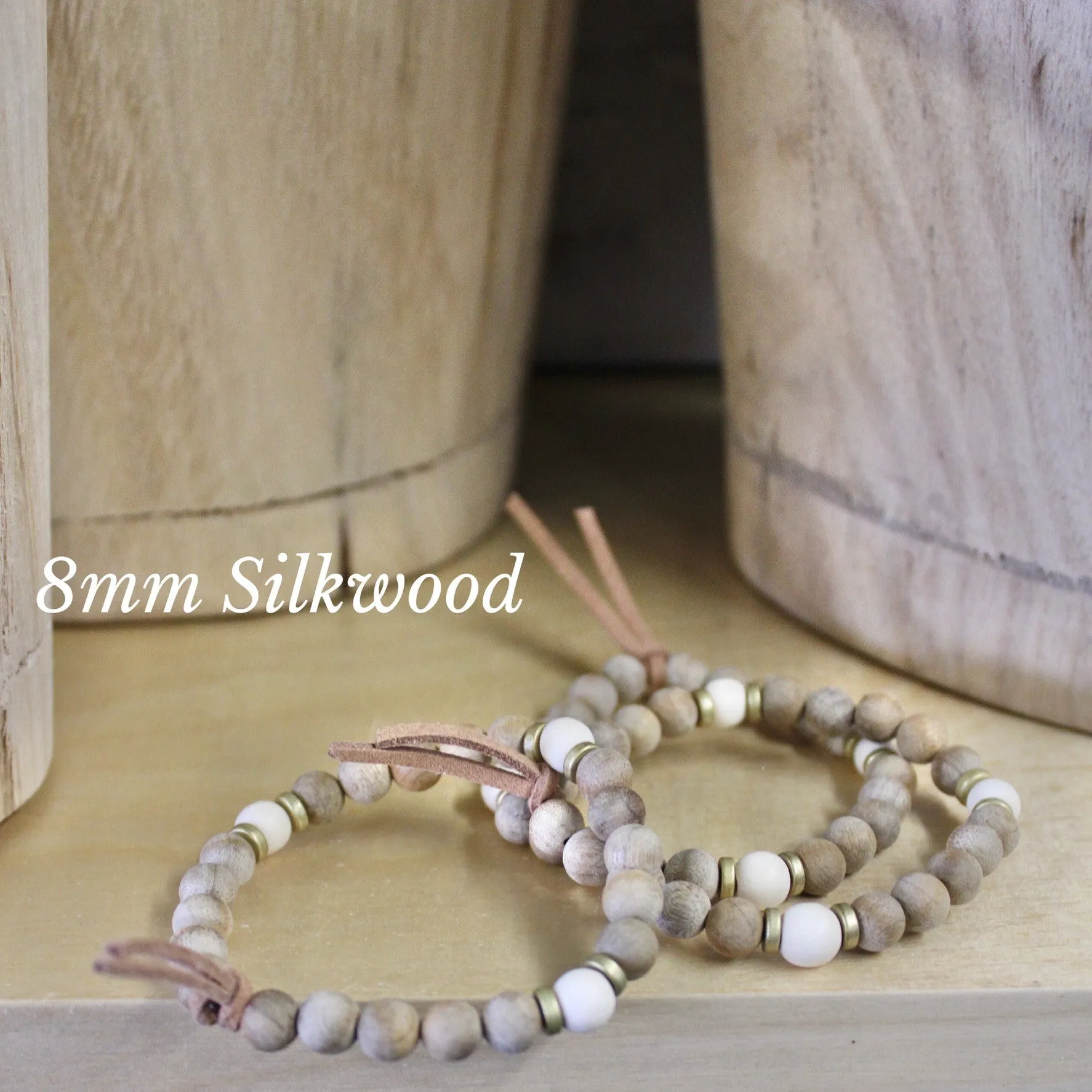 Wood Bead Bracelet