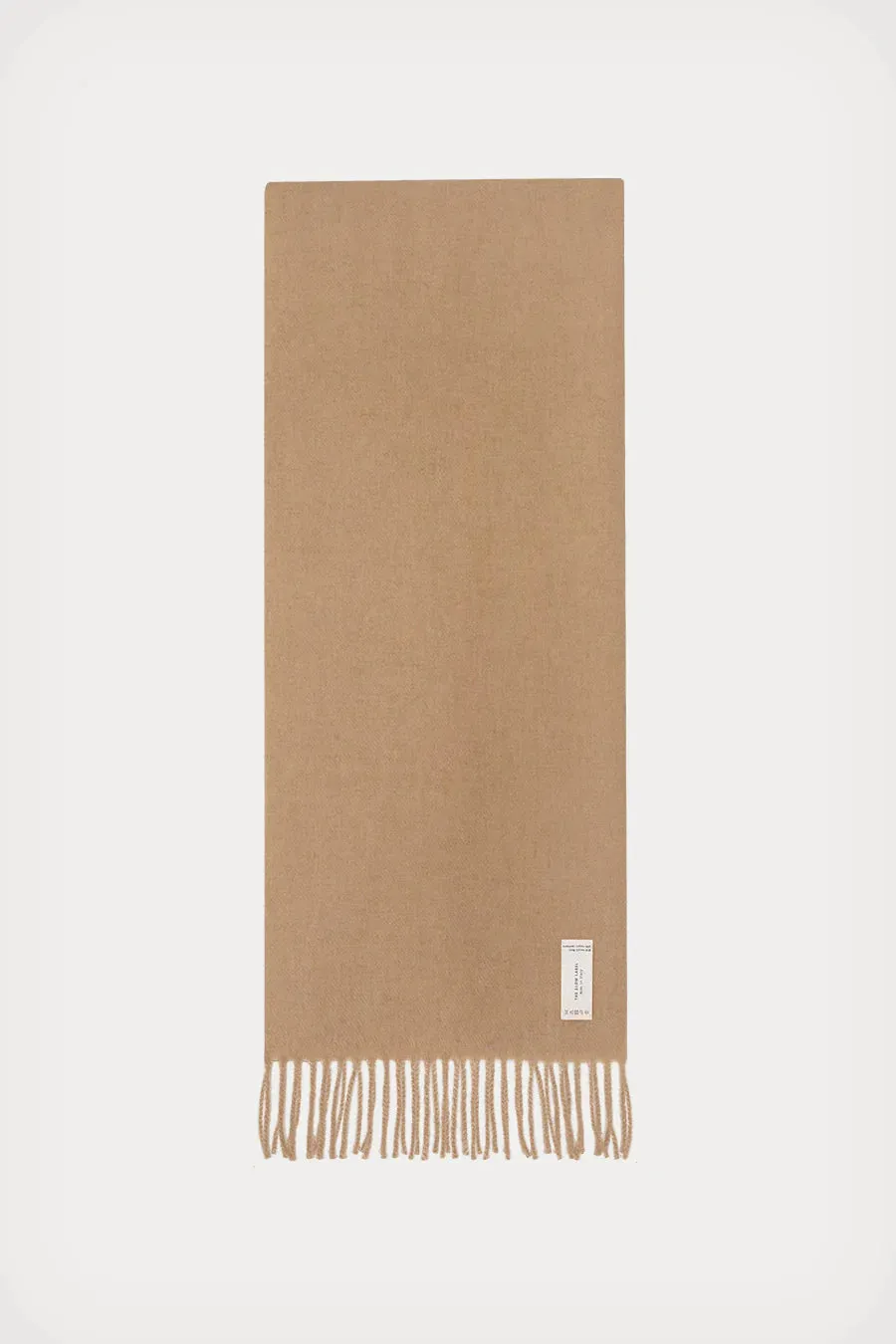 woven scarf - camel