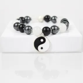 Yin-Yang Bead Bracelet