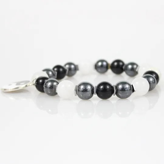 Yin-Yang Bead Bracelet