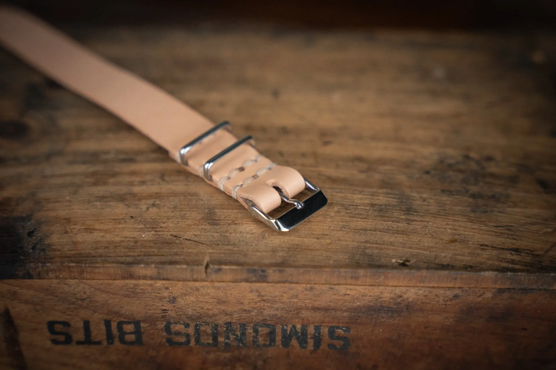 ZULU Leather Watch Strap Natural